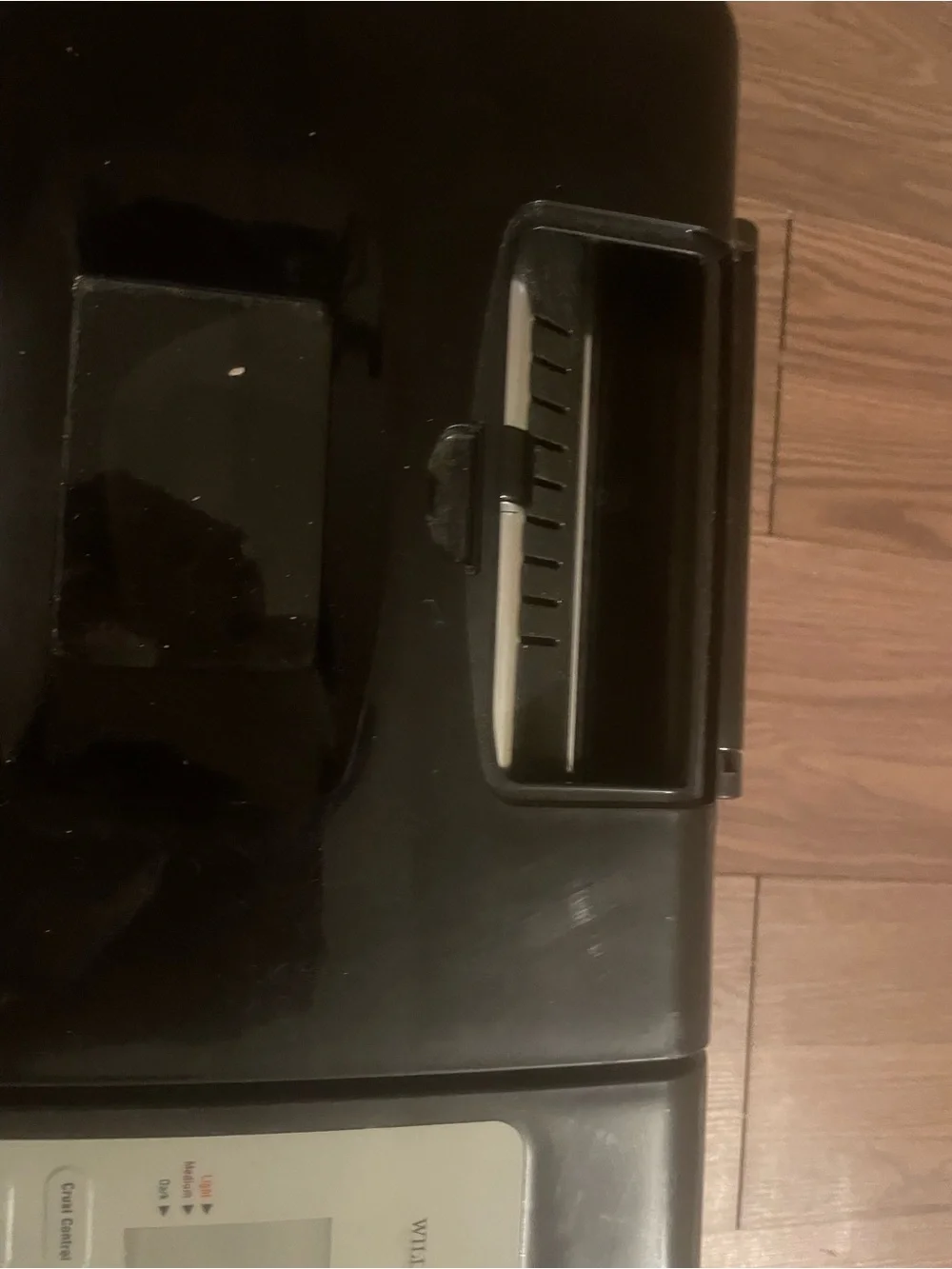 Black Bread Machine with Digital Control Panel